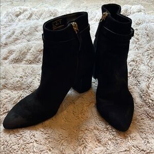 Kate Spade Women's Gretchen Black Suede Ankle Boots